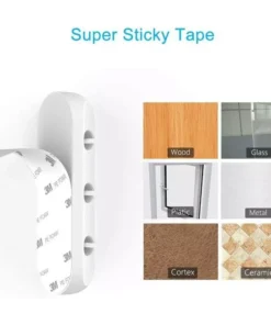Multi-Slot White Silicone Cable Organizer