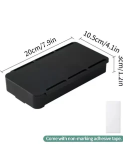 Compact Self-Adhesive Under Desk Storage Drawer