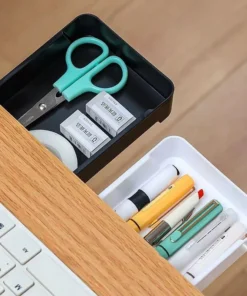 Compact Self-Adhesive Under Desk Storage Drawer