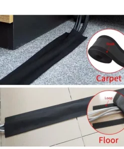Adjustable 1M Hook and Loop Cable Sleeve