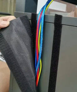 Adjustable 1M Hook and Loop Cable Sleeve