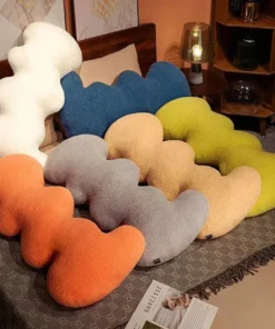 100CM Plush Water Ripples Long Throw Pillow