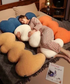 100CM Plush Water Ripples Long Throw Pillow