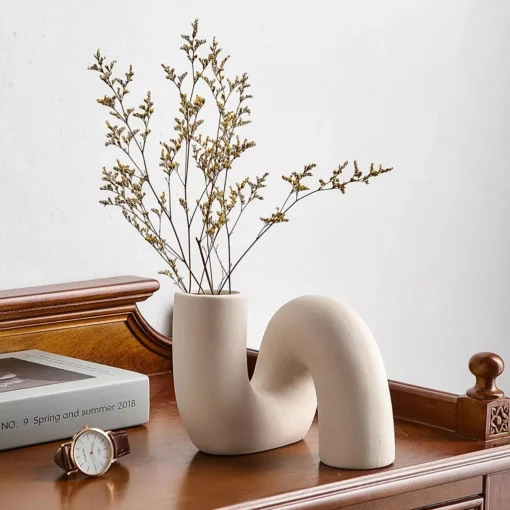 Contemporary Abstract Ceramic Vase