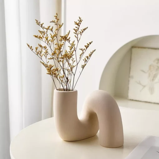 Contemporary Abstract Ceramic Vase