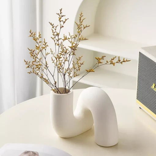 Contemporary Abstract Ceramic Vase