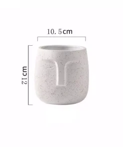 Charming European Style Ceramic Head Vase