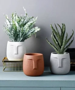 Charming European Style Ceramic Head Vase