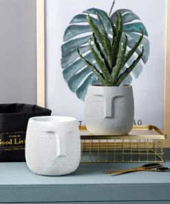Charming European Style Ceramic Head Vase
