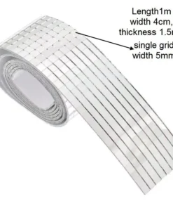 Self-Adhesive Real Glass Mini Square Mirror Mosaic Tiles