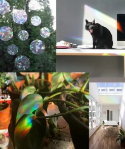 3D Rainbow Window Decals