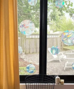 3D Rainbow Window Decals