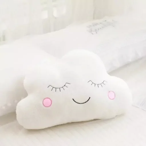 Nice Stuffed Cloud Moon Star Raindrop Plush Pillow
