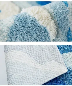 Aesthetic Tufting Ocean Bedroom Rug