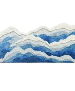 Aesthetic Tufting Ocean Bedroom Rug