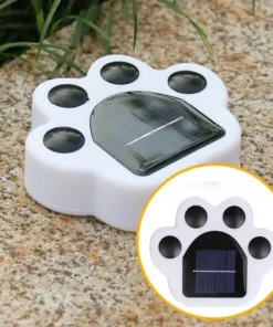 Solar Bear Paw LED Ground Lights