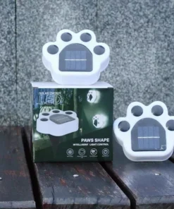 Solar Bear Paw LED Ground Lights