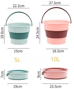Multi-Purpose Collapsible Silicone Bucket
