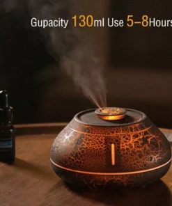 Multifunctional Lava Flame Ultrasonic Humidifier and Aroma Diffuser
