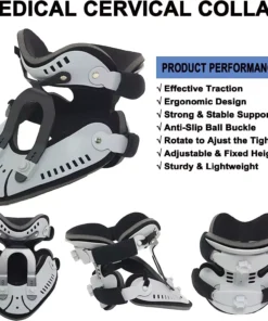 Adjustable Orthopedic Cervical Collar – Neck Support & Pain Relief Brace