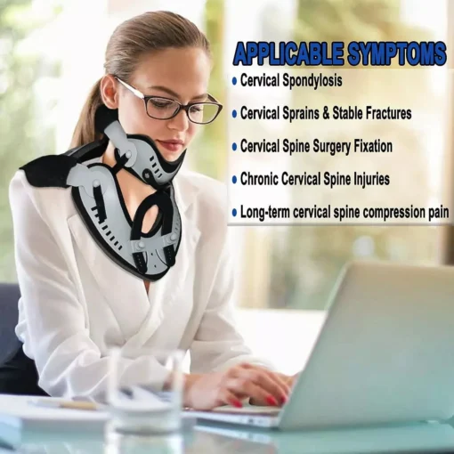 Adjustable Orthopedic Cervical Collar – Neck Support & Pain Relief Brace