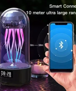 Mini Jellyfish Bluetooth Speaker with Colorful Lamp and Octopus Audio