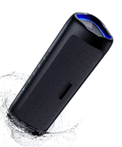 Portable Bluetooth Speaker with IPX5 Waterproof Rating, 24H Playtime, and TWS Pairing