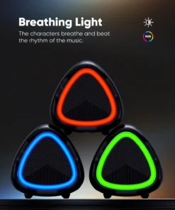Portable Bluetooth Speaker with IPX5 Waterproof Rating, 24H Playtime, and TWS Pairing