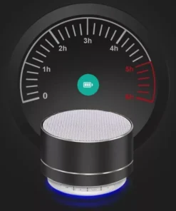 Compact Wireless Bluetooth Speaker with Subwoofer Sound & USB Power