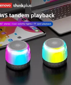 Wireless Bluetooth 5.2 Portable Outdoor Mini Speaker with RGB Lighting