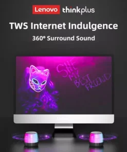 Wireless Bluetooth 5.2 Portable Outdoor Mini Speaker with RGB Lighting