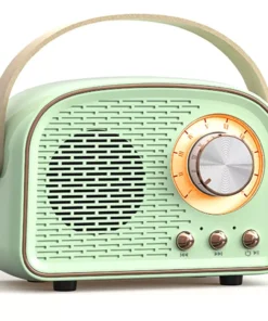 Retro Mini Wireless Speaker with FM Radio & TWS Bluetooth 5.0