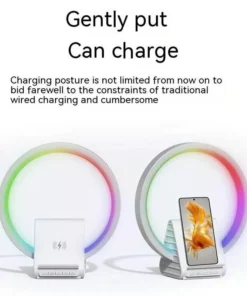 15W Dazzle Color Bluetooth Speaker with Wireless Charging
