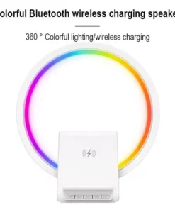 15W Dazzle Color Bluetooth Speaker with Wireless Charging