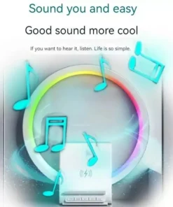 15W Dazzle Color Bluetooth Speaker with Wireless Charging