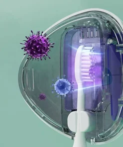 Portable UV Blue Light Toothbrush Sanitizer & Sterilizer Box