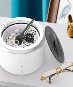 480ML Ultrasonic Jewelry and Lens Cleaner with 42KHz Transducer