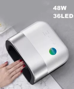 48W LED Nail Lamp – Quick Dry UV Gel Nail Polish Dryer with Smart Sensor