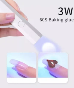 Compact UV LED Nail Dryer – Portable Mini Nail Lamp with USB Charging
