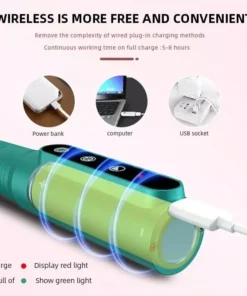Wireless 35000RPM USB Nail Drill Pen: Portable Rechargeable Manicure & Pedicure Tool