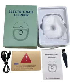 Rechargeable LED Nail Trimmer & Manicure Set – Automatic, Safe, and Portable Nail Care