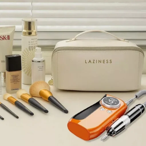 High-Speed 45000RPM Rechargeable Nail Drill Kit – Professional Cordless Manicure Set