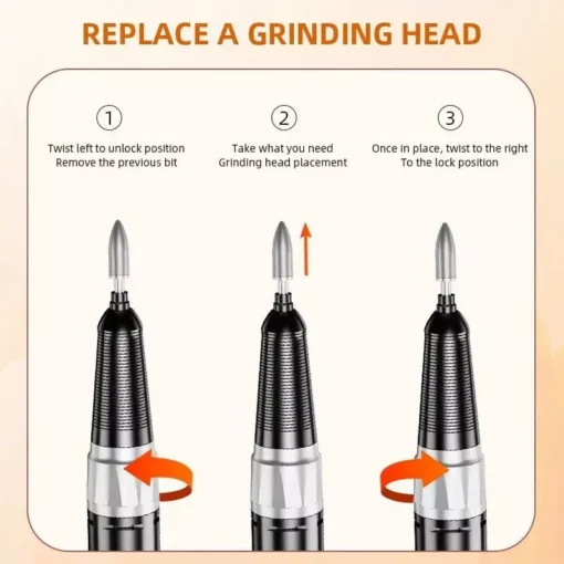High-Speed 45000RPM Rechargeable Nail Drill Kit – Professional Cordless Manicure Set