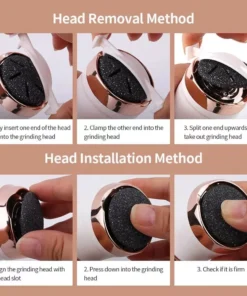 Rechargeable Electric Foot Callus Remover: Portable Pedicure Tool for Smooth Feet