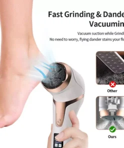 Rechargeable Electric Foot Callus Remover: Portable Pedicure Tool for Smooth Feet