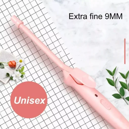 9MM Wool Curls Ceramic Hair Curler – Quick Heating & Safe Hairstyling Tool