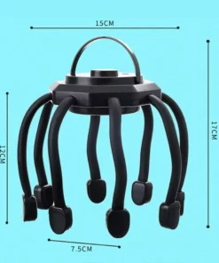 Electric Octopus Claw Scalp Massager for Stress Relief & Hair Stimulation