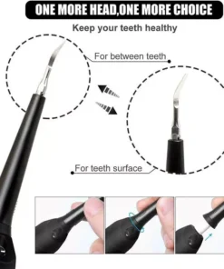 Ultrasonic LED Oral Care Kit: Electric Irrigator, Tartar Remover & Whitener