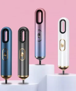 Compact 3-in-1 Anion Hair Dryer with Straightening Comb and Overheat Protection