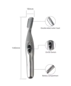 Electric Eyebrow Precision Trimmer: Unisex Beauty Tool